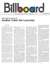 Billboard CMT(V) Launch Story 1983
