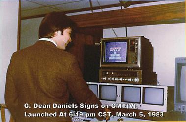 G. Dean Daniels signs on CMT, March 5, 1983